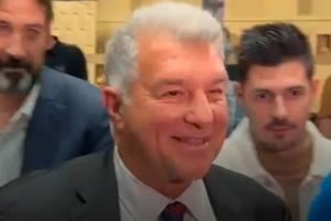 拉波尔塔:还未向梅西提及为他建造雕像的想法,会在适当时候提出